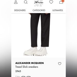 ❌SOLD❌ALEXANDER MCQUEEN
Tread Slick sneakers